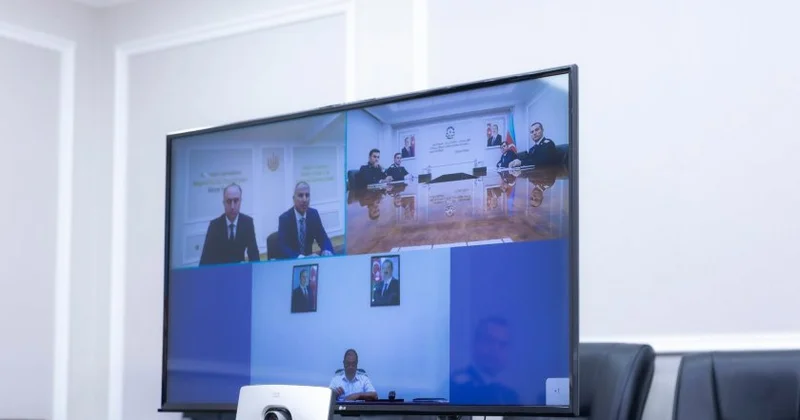 Ədliyyə nazirinin müavini videoqəbul keçirib
