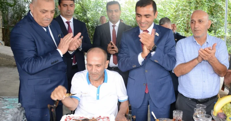 Millət vəkili Tərtərdə qazini ziyarət etdi Fotolar