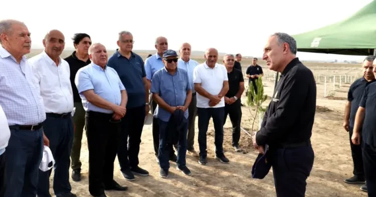 Prokurorluq işçilərinin peşə bayramı münasibətilə ağacəkmə kampaniyası təşkil olundu FOTO