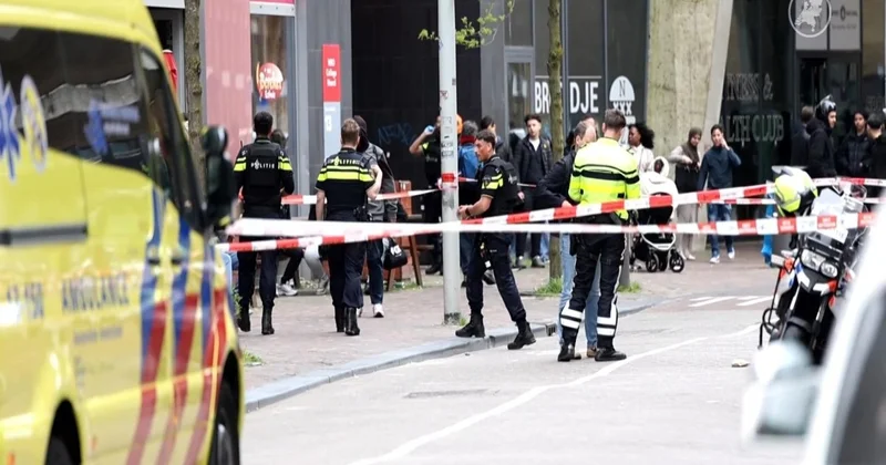 Amsterdamda kafedə atışma olub, ölən var