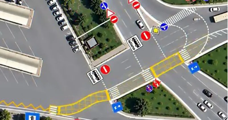 Bakı Sumqayıt yoluna sürətli çıxış üçün yeni avtobus zolağı çəkildi Video