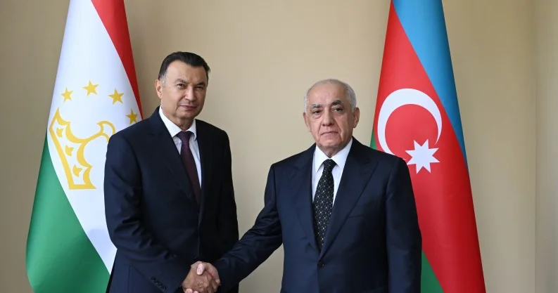 Azərbaycan və Tacikistan Baş nazirləri görüşdü FOTO