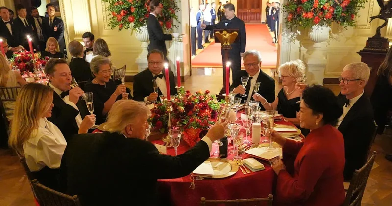 Кто оказался за одним столом с Трампом и Си Цзиньпином Minval Politika