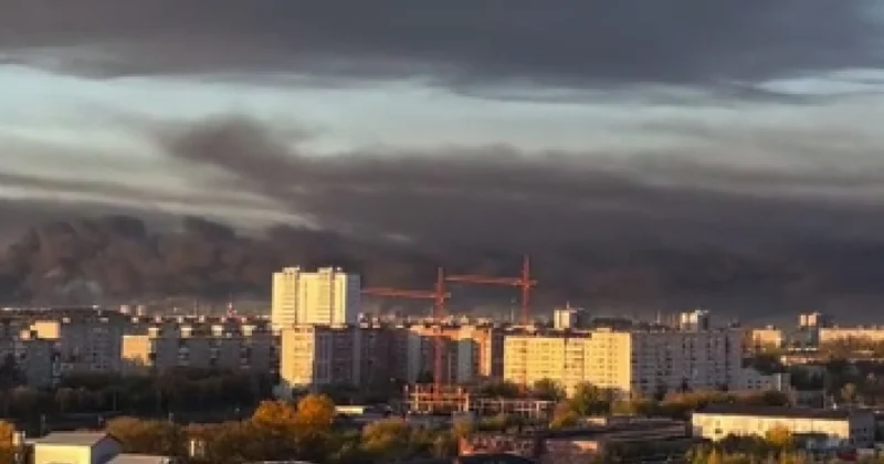 Украина нанесла удар. Над Пермью поднимается дым видео