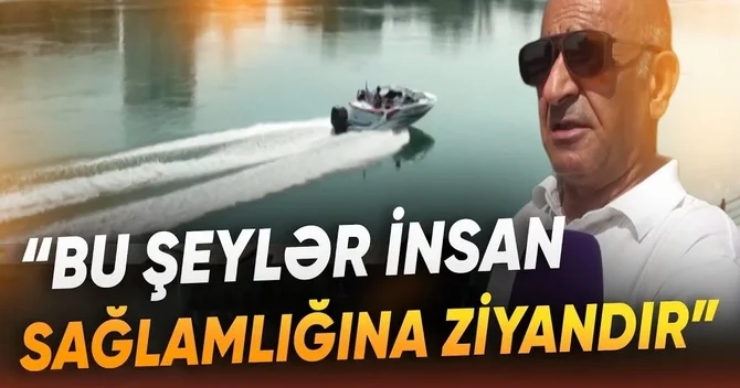 Mingəçevirdə Kür çayında hərəkətdə olan qayıq restorana çırpıldı