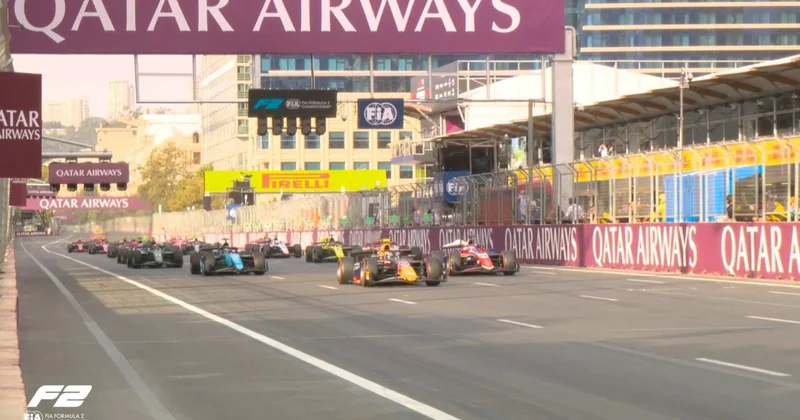 Bakıda Formula 2 sprint yarışına start verildi KONKRET