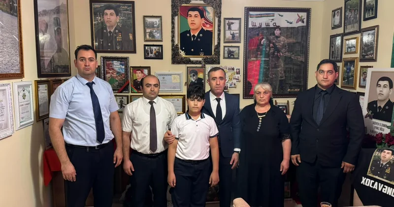 YAP Xocavənd rayon təşkilatının nümayəndələri şəhid ailələrini ziyarət ediblər FOTOLAR