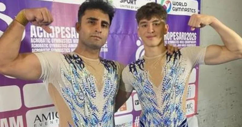Akrobatlarımız Dünya çempionatının finalında FOTO