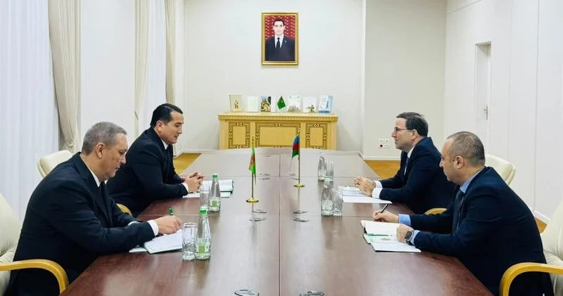 Azərbaycan Türkmənistan parlamentlərarası əməkdaşlığı müzakirə olundu FOTO