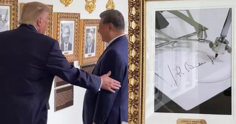 Si Cinpinlə görüşdə Baydeni lağlağıya qoydu Video