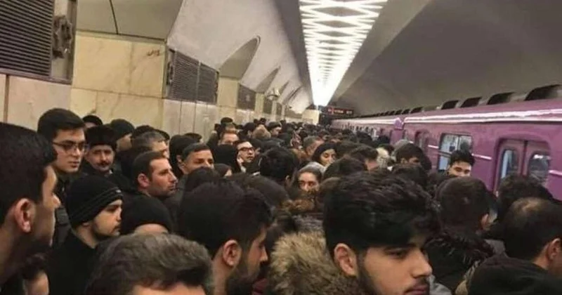 В бакинском метро произошел инцидент, есть задержанные