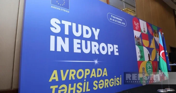 В Баку проходит выставка Образование в Европе