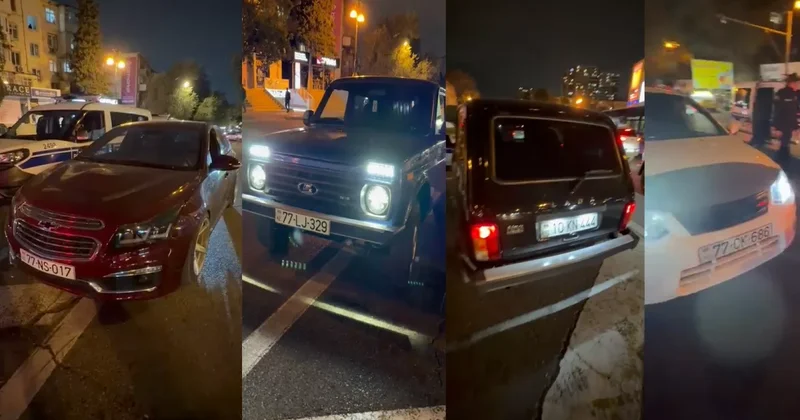Задержаны автохулиганы, не дающие спать бакинцам ФОТО/ВИДЕО