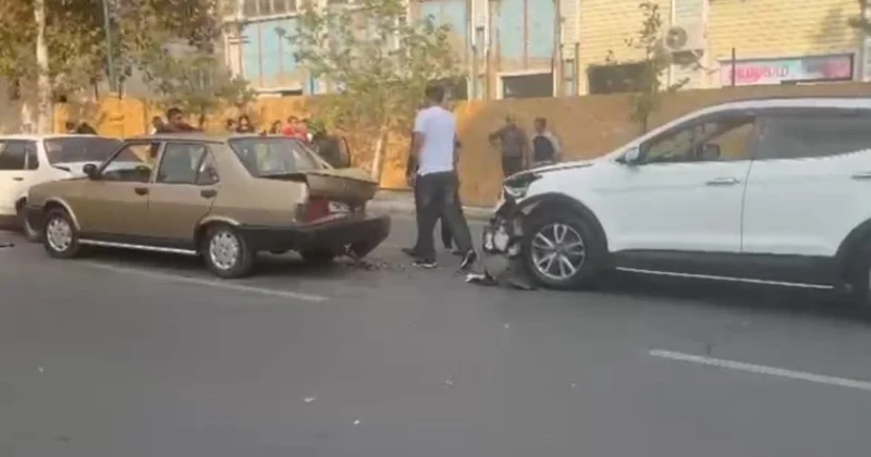 Naxçıvanda 3 avtomobil toqquşub