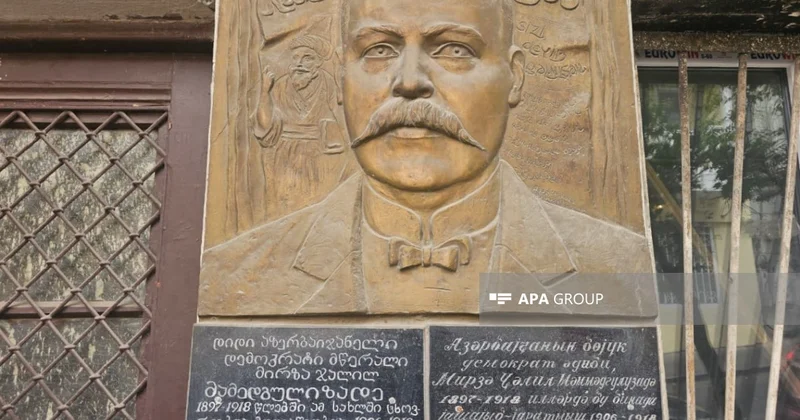 Cəlil Məmmədquluzadənin barelyefi bərpa olundu
