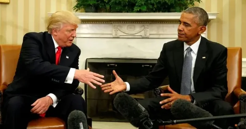 Obama Trampın Ağ Evini Səddam Hüseynin restoranına bənzədib