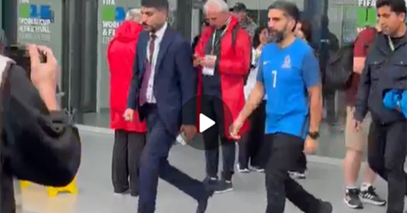 Rövşən Nəcəf 7 nömrəli forma ilə millimizə dəstək olmağa gəldi Video