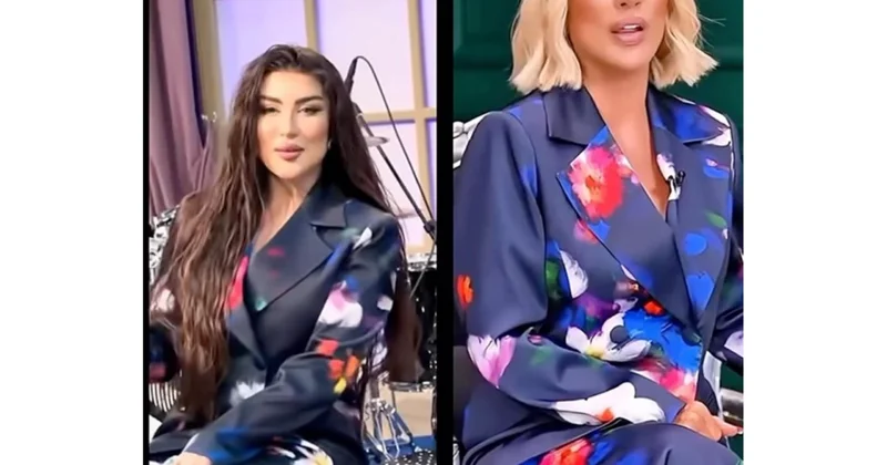 Nəfəs Seda Sayanla eyni libasda Müzakirə yaradan paylaşım (Video)