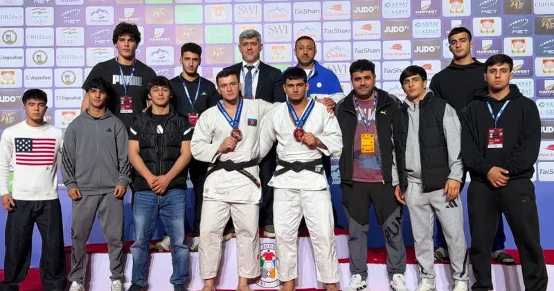 Azərbaycan millisi Düşənbədə keçirilən cüdo üzrə turniri beş medalla başa vurub