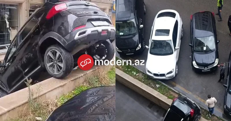 Xırdalanda avtomobil parklanma zamanı aşdı VİDEO