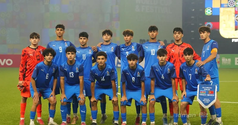 Futbol millmiz U 15 dünya çempionatında daha iki oyun keçirəcək