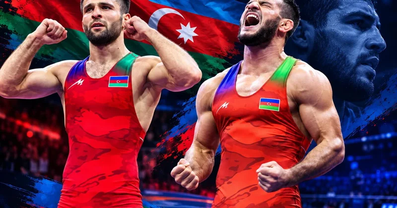 Азизли и Сулейманов поборются за "золото" чемпионата мира по борьбе ФОТО