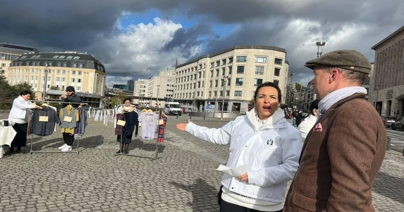 Azərbaycanlı itkin ailələri Brüsseldə silsilə aksiyalar keçirib FOTOLENT