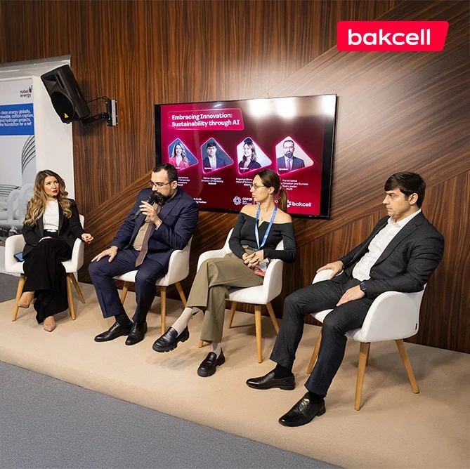 “Bakcell”in təşkilatçılığı ilə “Süni İntellektlə Dayanıqlılıq” mövzusunda panel müzakirəsi keçirilib