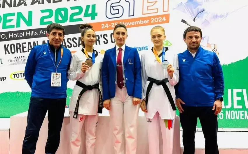 Azərbaycan taekvondoçuları Bosniya və Herseqovinada daha iki medal qazanıblar FOTO