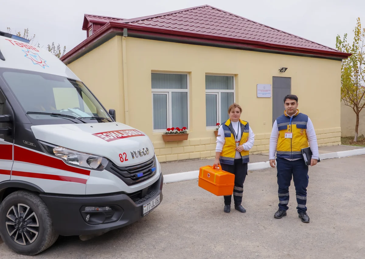 Bakıda yeni təcili tibbi yardım stansiyası istifadəyə verildi FOTOLAR