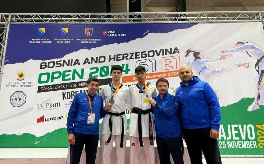 Taekvondoçular Bosniya və Herseqovinadan iki medalla qayıdır