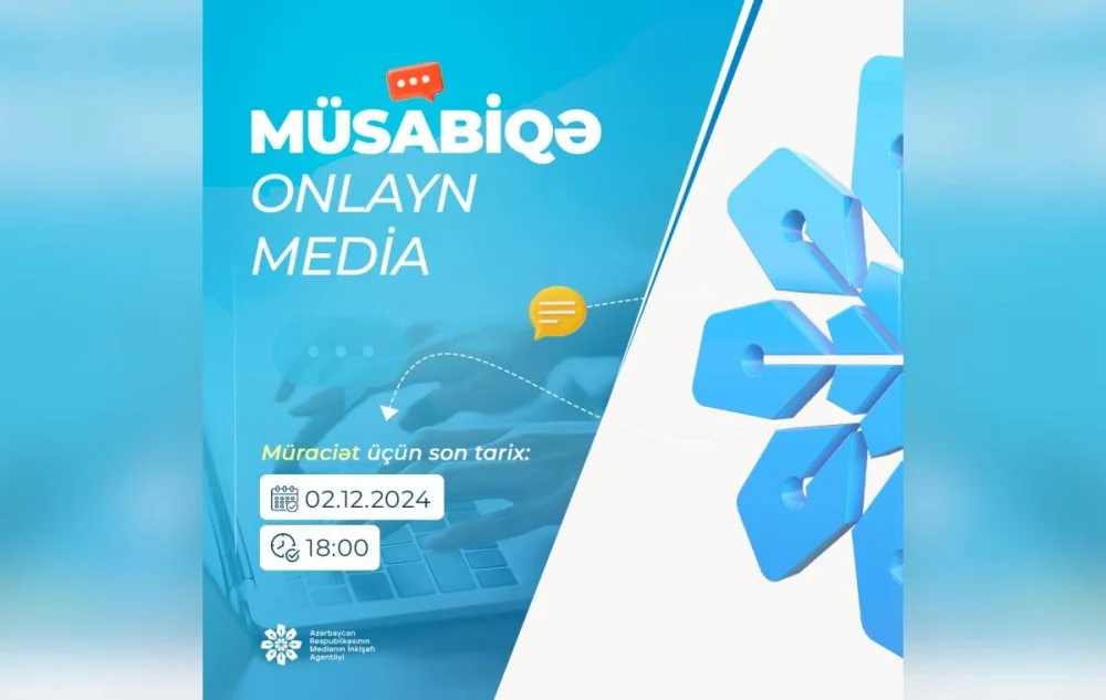 MEDİA onlayn media subyektləri üçün müsabiqə elan edib