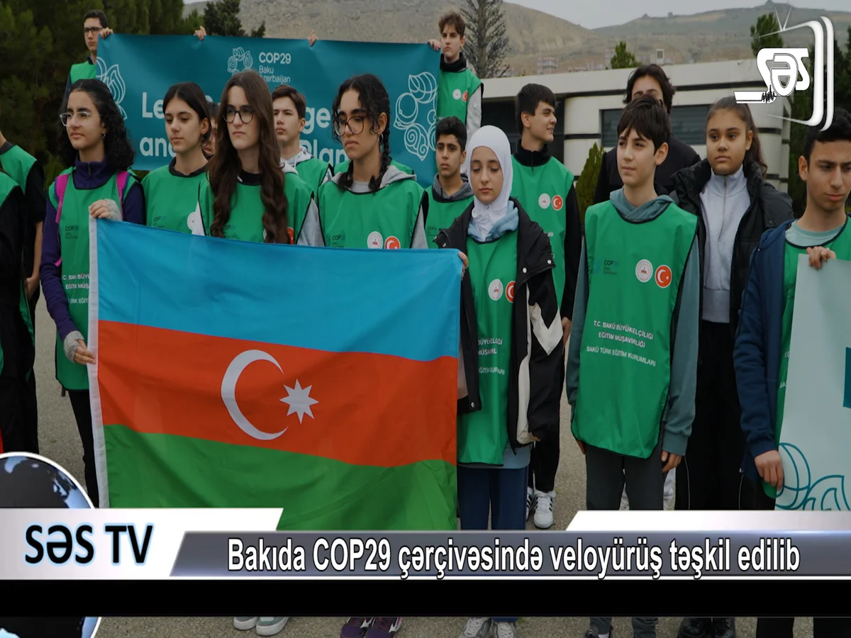 Bakıda COP29 çərçivəsində veloyürüş təşkil edilib
