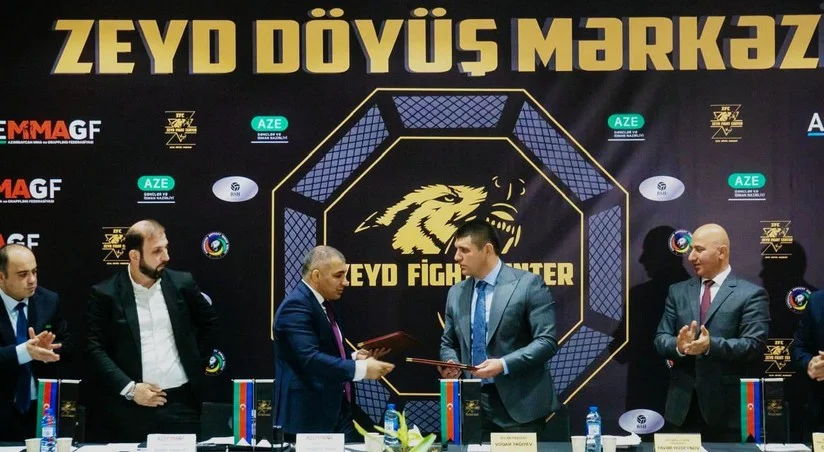 Zeyd Döyüş Mərkəzi ilə Azərbaycan MMA və Qrapplinq Federasiyası arasında əməkdaşlıq memorandumu imzalanıb