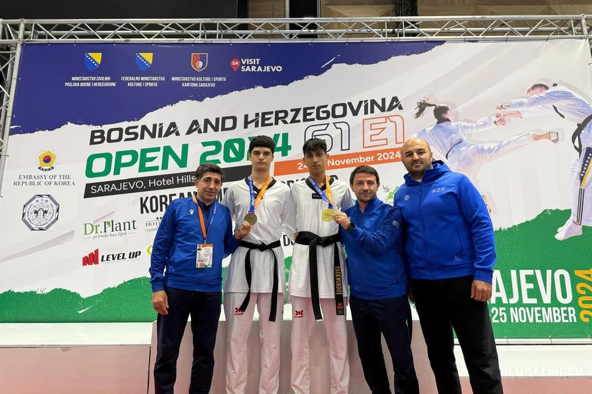 Taekvondoçularımızdan “Bosnia Open”də 2 medal İdman və Biz