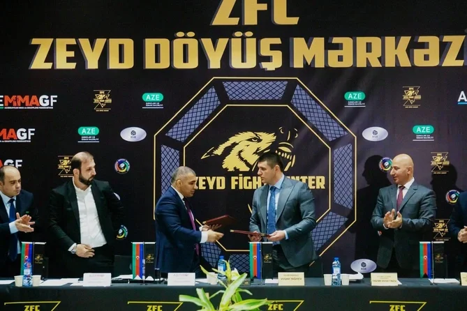 Zeyd Döyüş Mərkəzi ilə MMA və Grappling Federasiyası arasında Əməkdaşlıq Memorandumu imzalanıb Xəbər saytı Son xəbərlər və Hadisələr