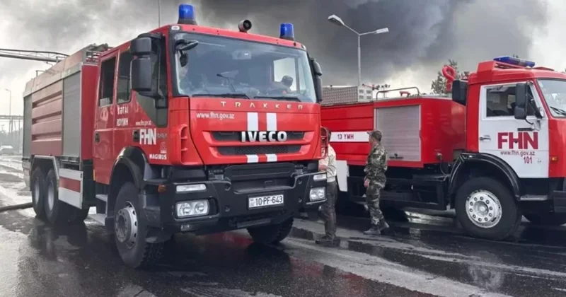 Bakıda yanğın oldu Yaralananlar var