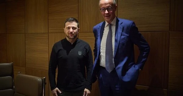 Zelenski kanslerlə Cenevrə danışıqlarını müzakirə etdi