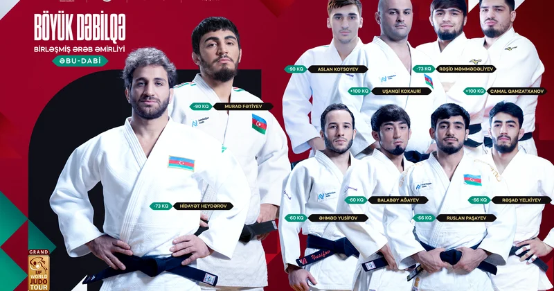 Azərbaycan Əbu Dabidə 10 cüdoçu ilə təmsil olunacaq