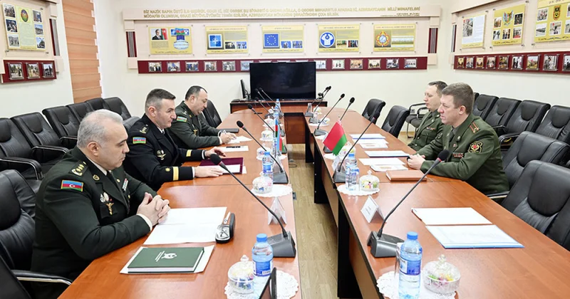 Azərbaycan və Belarus hərbi mütəxəssislərinin görüşü olub