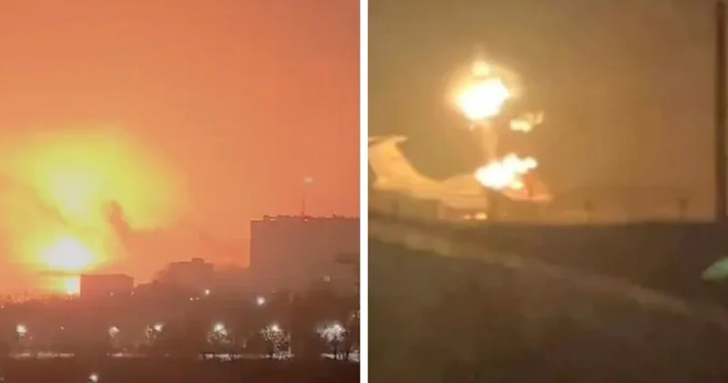 Rusiyanın bu şəhərində 20 dən çox partlayış oldu... Lazer kompleksi və təyyarə vuruldu?..+VİDEO