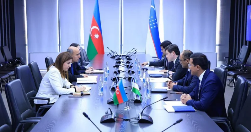 Emin Əmrullayev Özbəkistanın ali təhsil, elm və innovasiyalar nazirinin birinci müavini ilə görüşüb