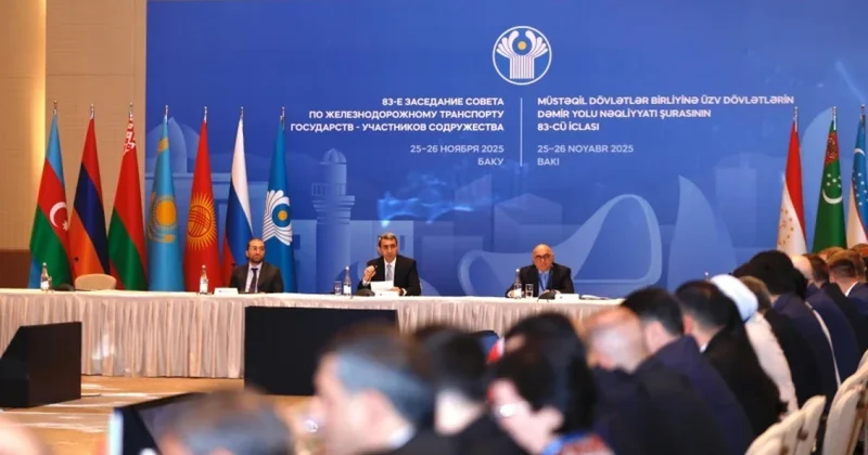 Bakıda MDB Dəmir Yolu Nəqliyyatı Şurasının 83 cü iclası işə başlayıb