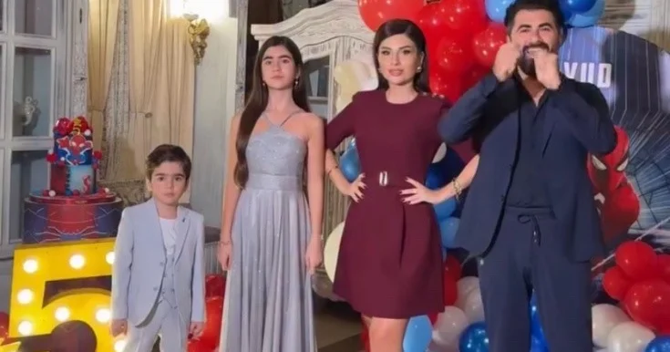 Zaur oğluna ad günü etdi Video