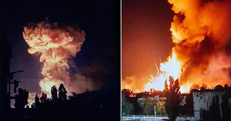 Ukrayna Rusiyanın bu şəhərlərinə zərbə endirdi ÖLƏNLƏR VAR VİDEO