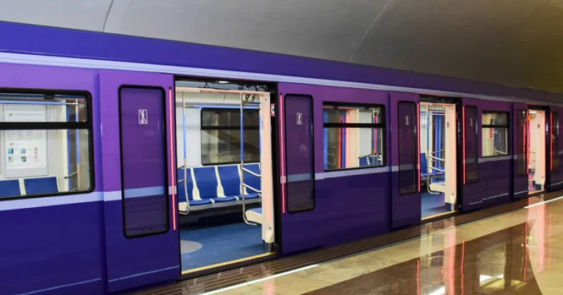 Metronun “Bənövşəyi xətt”ində interval 5 dəqiqəyə endirildi