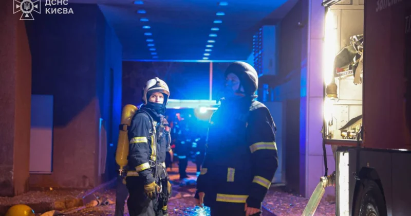 Rusiya Kiyevə zərbə endirdi Xəsarət alanlar var FOTO