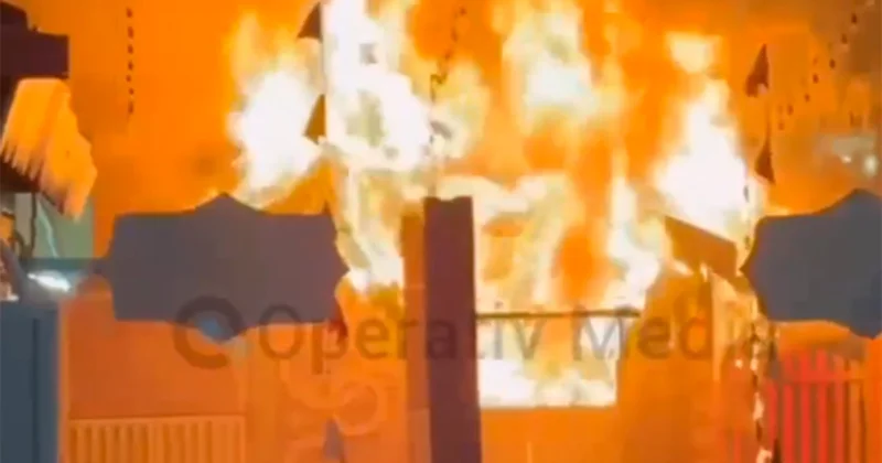 “Soyuq əllər, isti ürək”də köşk yandı Video