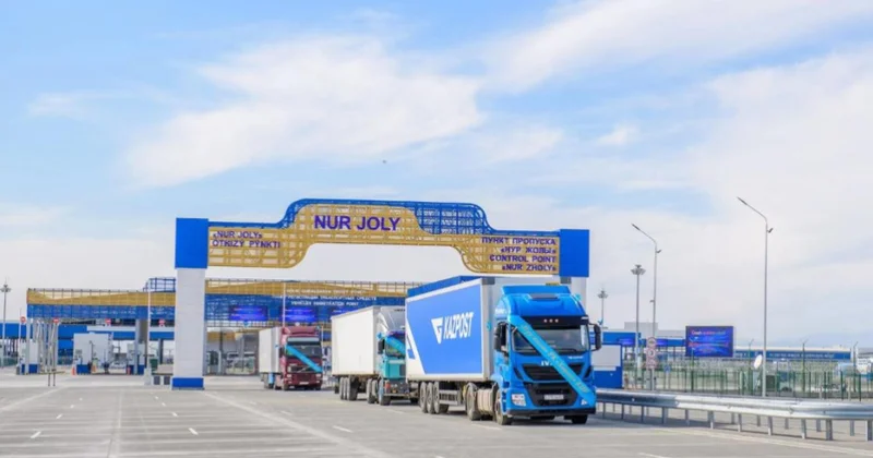 Qazaxıstan Çin sərhədində nəqliyyat sıxlığı aradan qaldırılıb