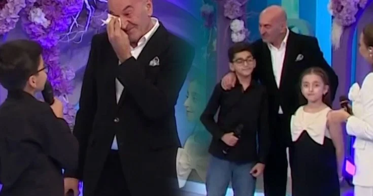 Nəvələrini görüb kövrəldi Video